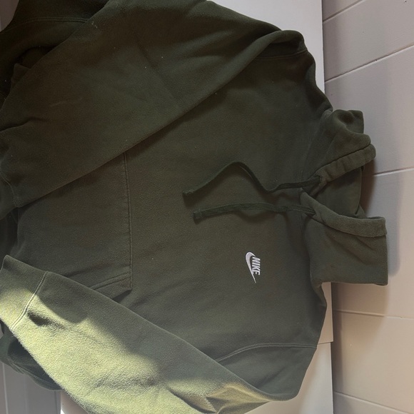 Nike Tops - Nike Olive Green Pullover Hoodie